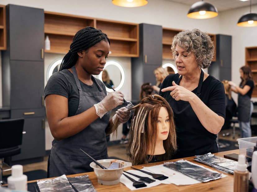 Cosmetology curriculum and teaching at ICBAS